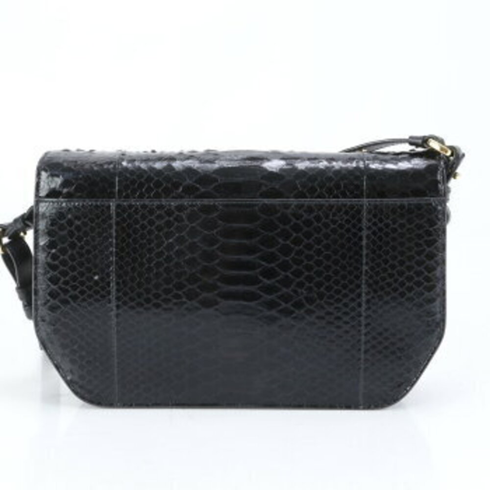 Salvatore Ferragamo python leather shoulder bag c… - image 4
